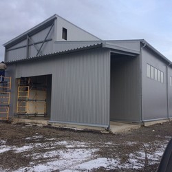 Construction of vegetable storages, cold chambers, RGS. installation of sandwich panels