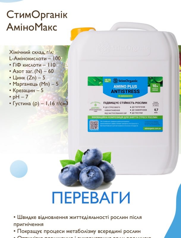 Добрива - мікро / біостимулятори : Гумати та Хелати в асортименті