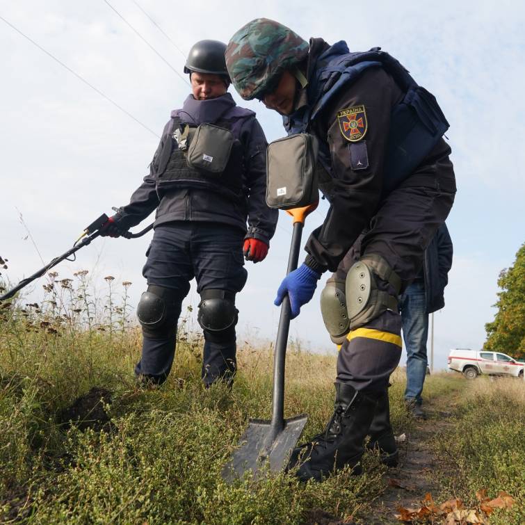 Ukraine needs assistance in demining territories