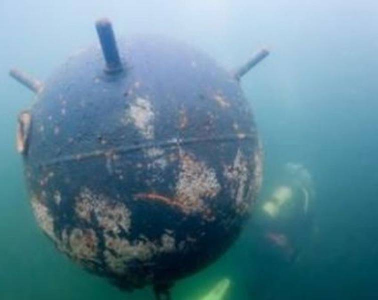 An agreement on combating sea mines in the Black Sea was signed